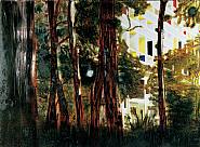 Peter Doig - Concrete Cabin (Paintings) h: 198 x w: 275 cm / h: 78 x w: 108.3 in