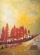 Peter Doig - Orange Sunshine (Paintings) h: 276 x w: 201 cm / h: 108.7 x w: 79.1 in
