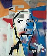 Martin Kippenberger - Lonesome? (Paintings) h: 120 x w: 100 cm / h: 47.2 x w: 39.4 in