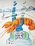 Cibernetic Lobster Telephone (Imaginations and objects of the future Series)