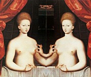Untitled (Gabrielle d'Estrées et sa sœur la duchesse de Villars, Fontainebleau school)
