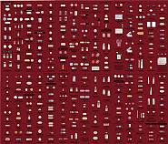 Damien Hirst - <!--05-->New Religion (Wine) (Prints and Multiples) h: 200 x w: 200 cm / h: 78.7 x w: 78.7 in