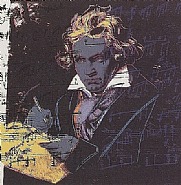 Andy Warhol - Beethoven (Prints and Multiples) h: 40 x w: 40 in / h: 101.6 x w: 101.6 cm