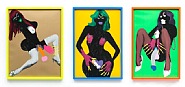 Obama Lady #9, Obama Lady #5, Obama Lady #6 (from left to right)