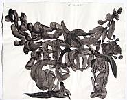 David Smith - Untitled (50-12-57) (Works on Paper (Drawings, Watercolors etc.)) h: 17.5 x w: 22.5 in / h: 44.4 x w: 57.2 cm