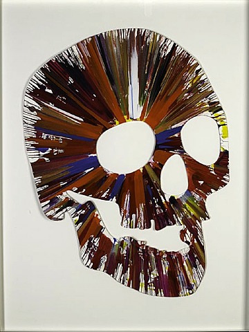  Damien Hirst, Spin Painting (Skull)