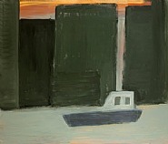 Hudson River with Boat