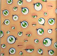 Takashi Murakami - Jellyfish Eyes (Prints and Multiples) h: 27 x w: 27 in / h: 68.6 x w: 68.6 cm