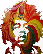 Jimi Hendrix (Red)