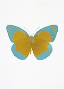 Damien Hirst - The Souls II - Paradise Copper/Topaz/Blind Impression (Prints and Multiples) h: 28 x w: 20 in / h: 71.1 x w: 50.8 cm
