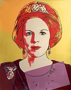 Andy Warhol - Queen Beatrix of the Netherlands (II.341) (from Reigning Queens) (Prints and Multiples) h: 31.5 x w: 39.5 in / h: 80 x w: 100.3 cm