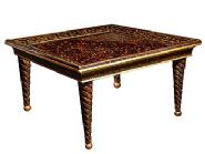 Maison Jansen - Tortoise Eglomise Table, 1940-1949