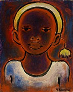 Head of a Girl with pompon
