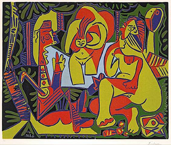 pablo picasso pictures. Pablo Picasso, The Luncheon on