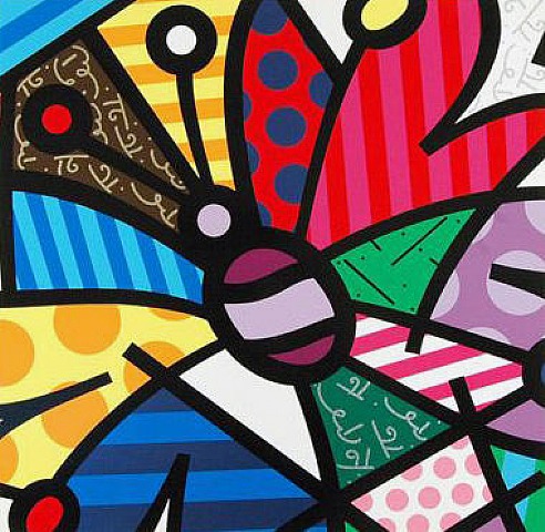  Romero Britto, Rothschild Butterfly