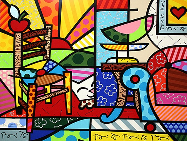  Romero Britto, Squeak Van Britto