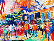 LeRoy Neiman - American Stock Exchange (Prints and Multiples) h: 33 x w: 39 in / h: 83.8 x w: 99.1 cm