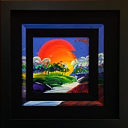 Peter Max - Better World (Paintings) h: 9.5 x w: 9.5 in / h: 24.1 x w: 24.1 cm