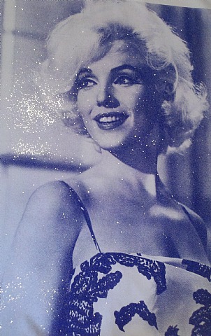 Russell Young Marilyn Monroe Desire Diamond Dust Blue