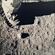 Apollo 11, Buzz Aldrin's boot and footprint in the lunar soil