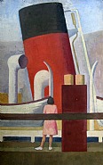 Girl and Steamer