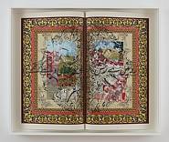 Shahzia Sikander - Ghalib's Circle (Paintings) h: 164.5 x w: 194.3 cm / h: 64.8 x w: 76.5 in