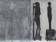 Dedicated to Giacometti- Stairs