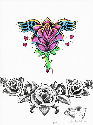 Wim Delvoye, Tattoo Drawing (507)