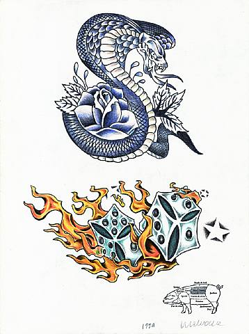 tattoo drawing. Wim Delvoye, Tattoo Drawing