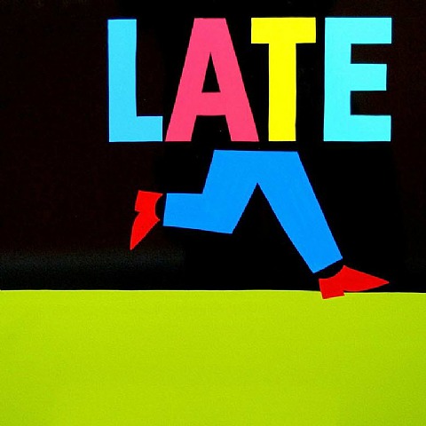  Stephen Powers, Running Late