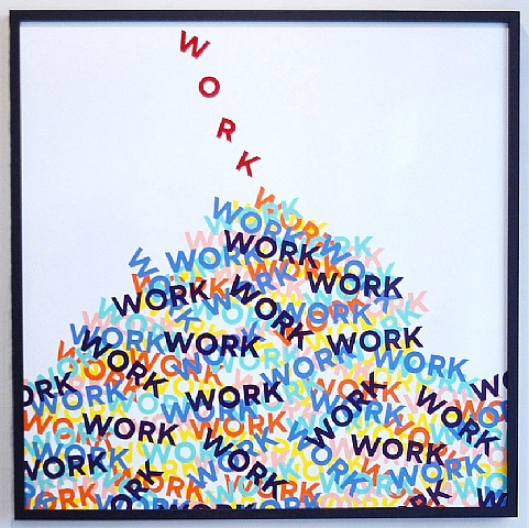  Stephen Powers, Work is Piling Up