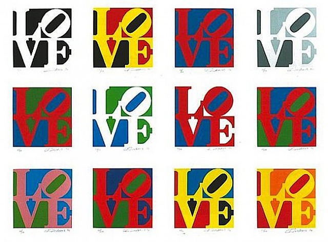  Robert Indiana, Book of Love Portfolio