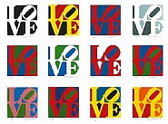  Robert Indiana - Book of Love Portfolio (Prints and Multiples) h: 24 x w: 20 in / h: 61 x w: 50.8 cm