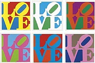  Robert Indiana - The Garden of Love (Prints and Multiples) h: 68 x w: 68 in / h: 172.7 x w: 172.7 cm