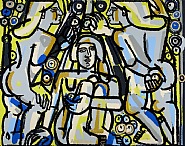 Yellow Morning and Women in the Orchard