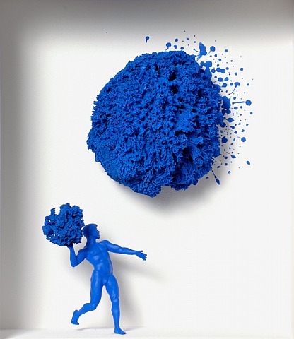  Volker Kühn, Homage to Yves Klein