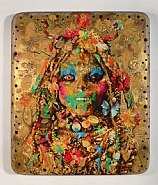Ashley Bickerton - Gold Head I, 2012