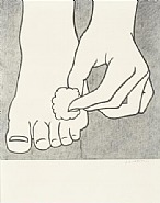 Roy Lichtenstein - Foot Medication (Prints and Multiples) h: 55.9 x w: 45.7 cm / h: 22 x w: 18 in