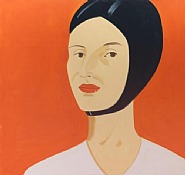 Alex Katz - Ada in Cap (Prints and Multiples) h: 108.6 x w: 114.3 cm / h: 42.8 x w: 45 in