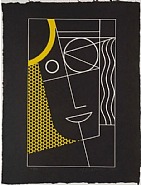 Roy Lichtenstein - Modern Head II (Prints and Multiples) h: 24 x w: 18 in / h: 61 x w: 45.7 cm