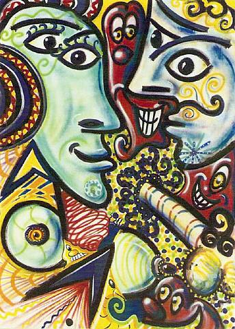  Kenny Scharf, Picasso