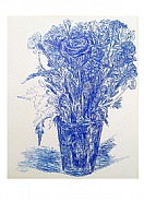 Untitled, Blue Flowers
