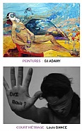 Gil Adamy (peintures) & Louis Bance (poésies et court-métrage) 'ATMOSPHERE(S), l’oeuvre dans l’oeuvre'