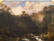 Lot No. 9: Rushing River through a Ravine