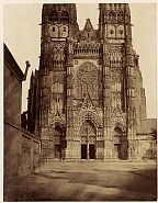 Louis Alphonse de Brébisson - Facade ouest, Cathédrale Saint-Gatien, Tours, 1850-1859
