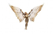 Jesus with Wings (white)
