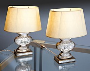 Atelier Bagues - Beautiful pair of table lamps, « antique vase » model, 1935