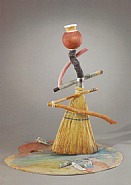 Broom and Palette Bottle