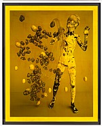 Aspettatori (B&W) Yellow I