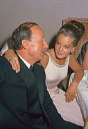 Prinz Constantin Liechtenstein und Romy Schneider (August 1964, Salzburg)